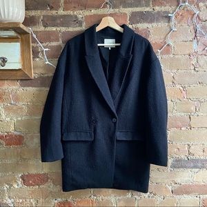 Oak+Fort Wool Cocoon Coat